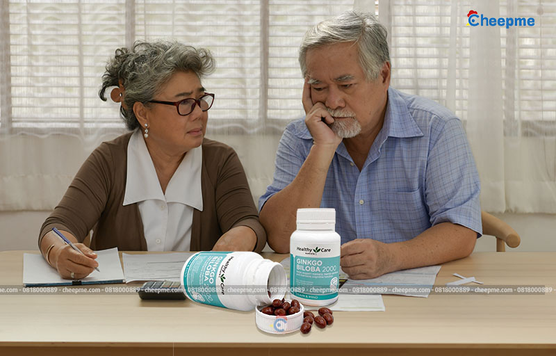 Thuốc bổ não Healthy Care Ginkgo Biloba 2000 mẫu mới