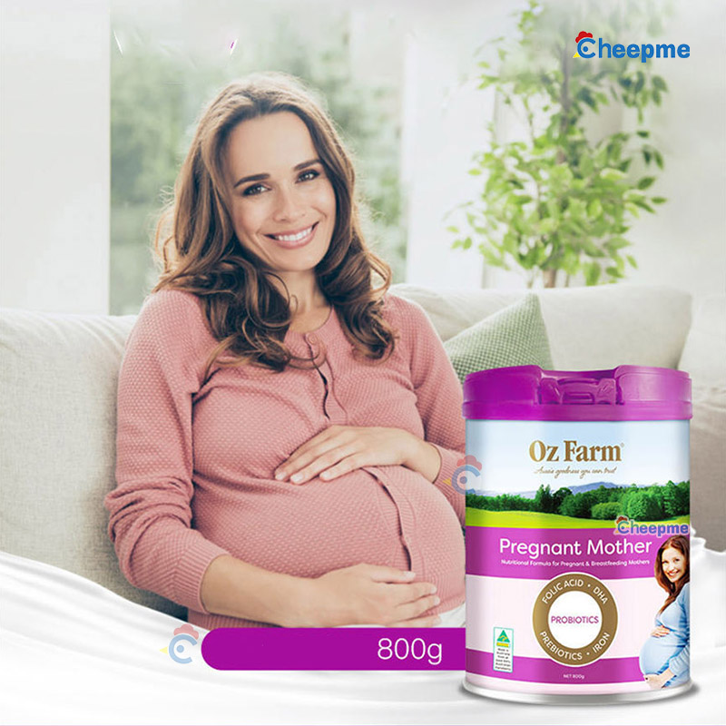 Sữa cho bà bầu Oz Farm Pregnant Mother 800g của úc mẫu mới
