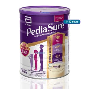 Sữa PediaSure Úc cho bé từ 1 - 10 tuổi vị Vani nắp tím