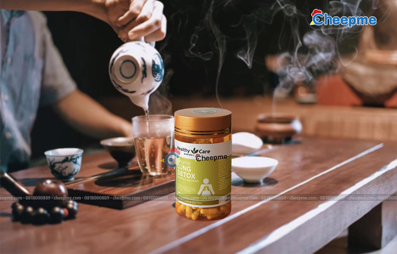 Healthy Care lung detox của Úc có nhiều công dụng tốt cho việc bồi bổ và thải độc tốt cho phổi