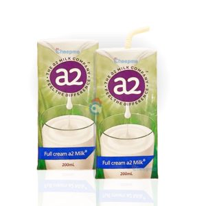 Sữa tươi a2 nguyên kem uống liền hộp 200ml nhập Úc