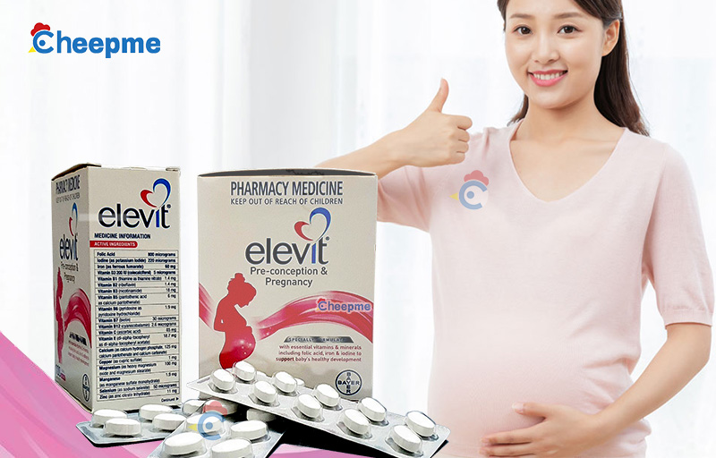 Thành phần và công dụng của Elevit bầu Úc Pre-conception & Pregnancy
