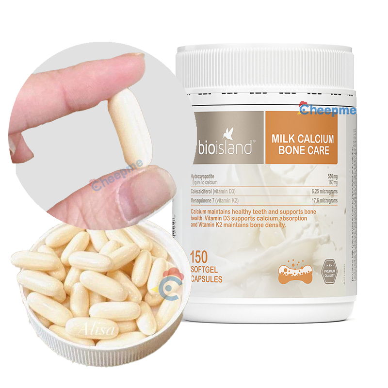 Viên uống bổ sung Canxi từ sữa bò Bio Island cho người lớn