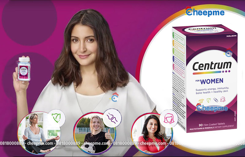 thuốc bổ sung Vitamin tổng hợp Centrum cho nữ dưới 50 tuổi