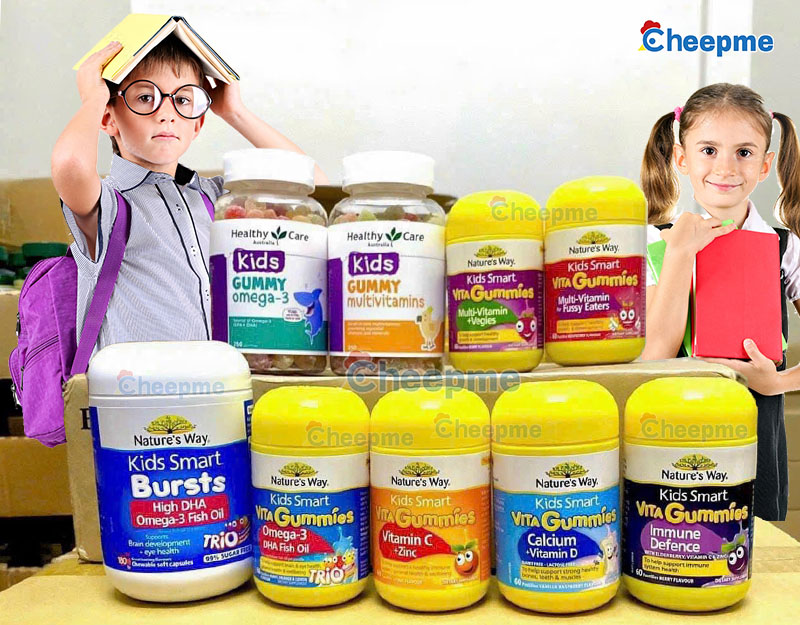 kẹo gum dẻo bổ sung vitamin của úc